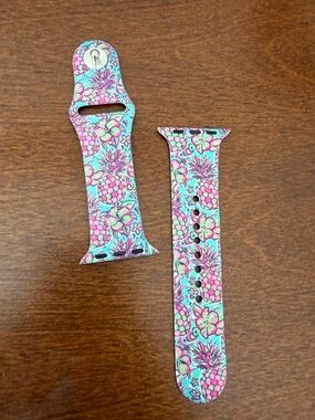 Simply Southern Pineapple Floral Apple Watch Band Preppy Summer Print
